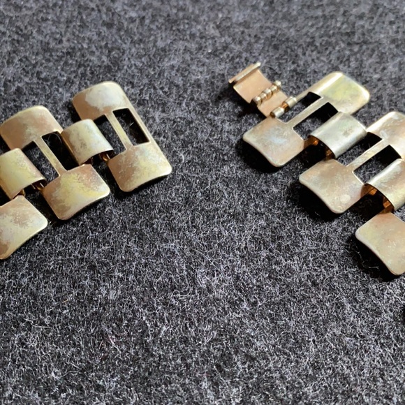 Vintage choker style metal necklace/ collar accessory - Picture 5 of 5